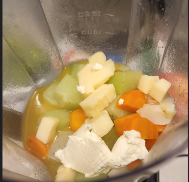 Creme de Chuchu com Cenoura