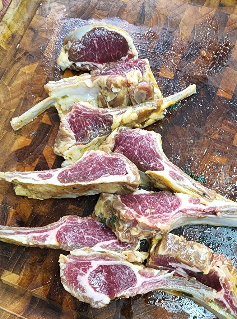 Carré de Cordeiro na Frigideira