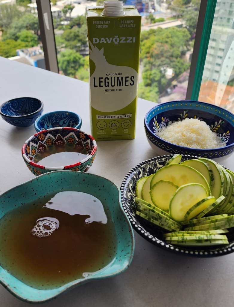 Risoto de Limão e Abobrinha