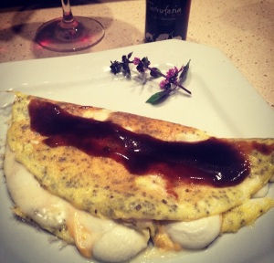 Omelete de Queijos Al Tartufo