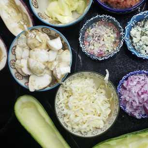 Abobrinha & Berinjela Recheadas