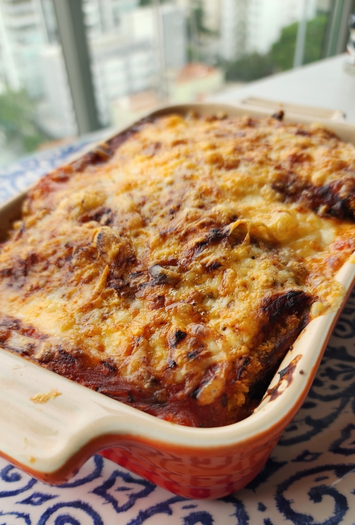 Berinjela à Parmegiana Airfryer