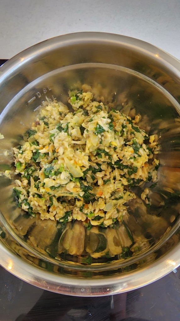 Suflê de Espinafre; Shimeji na Airfryer