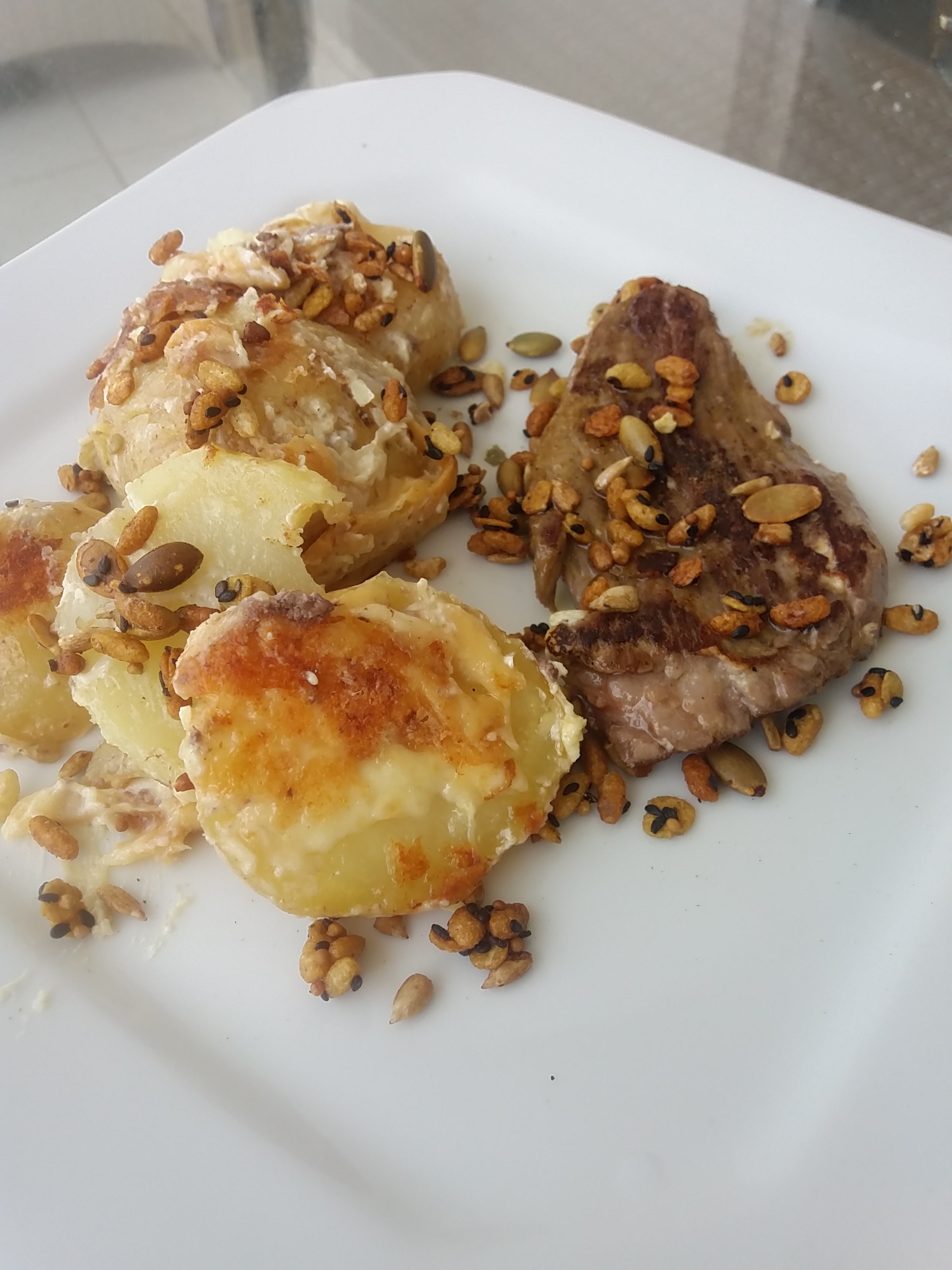 Rosbife com Batatas e Cream Cheese