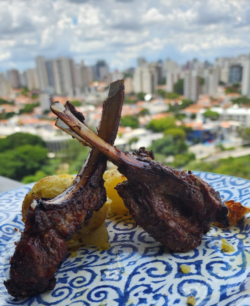 Carré de Cordeiro na airfryer