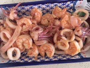 Lula e Camarão Aperitivo