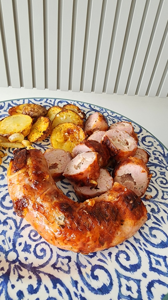 Linguiça com Batatas na Airfryer
