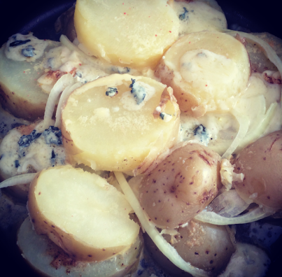 Batata ao Forno com Perfume de Queijos