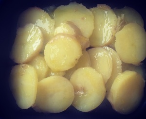 Batata Gratinada com Queijos e Saint Augur