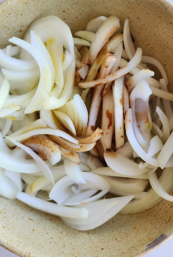 Bife Acebolado na Arifryer