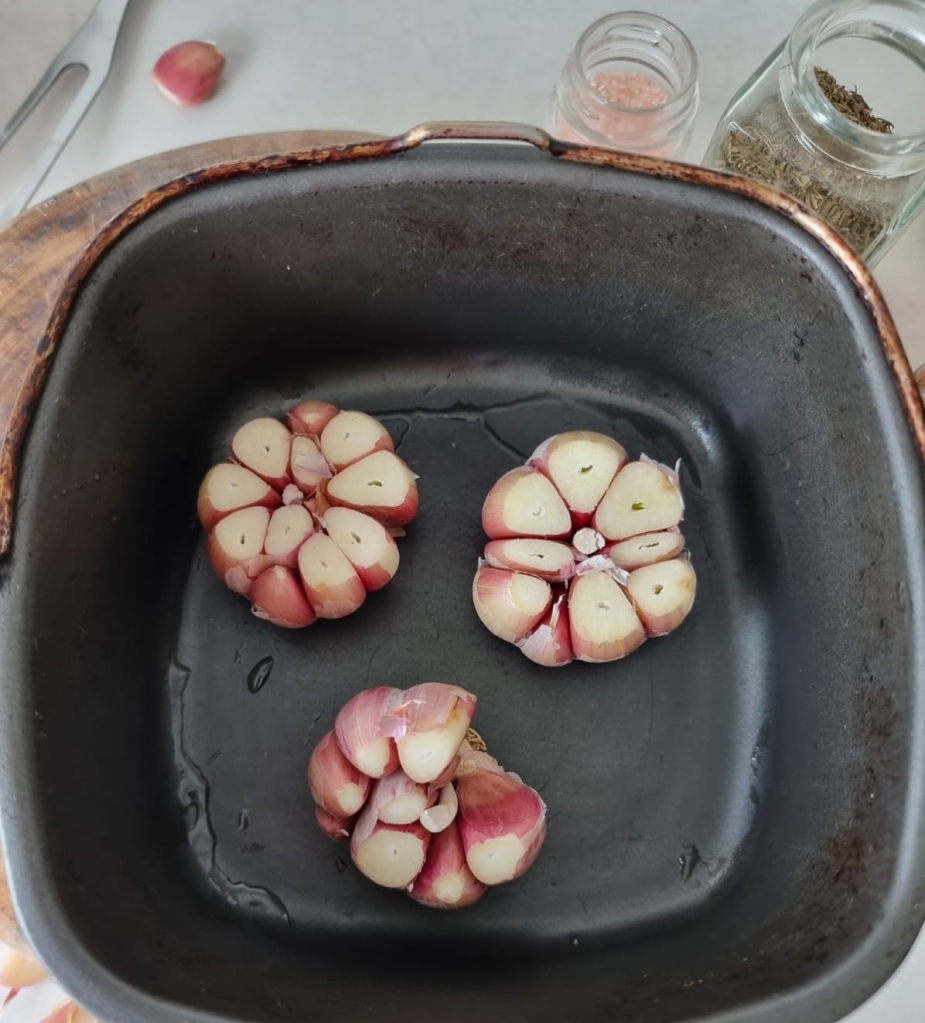 Alho Assado na Airfryer