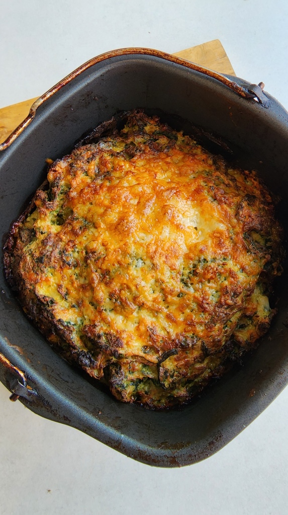 Suflê de Espinafre; Shimeji na Airfryer