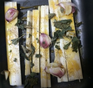 Palmito Pupunha no Forno