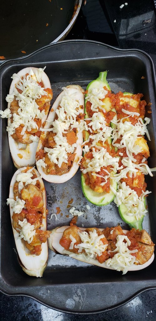 Abobrinha & Berinjela Recheadas