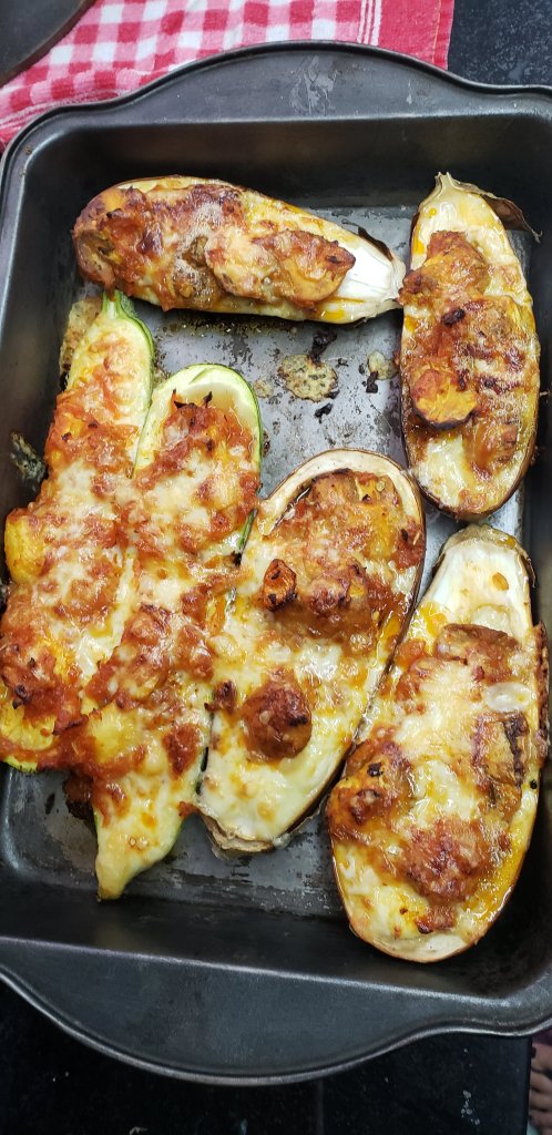 Abobrinha & Berinjela Recheadas