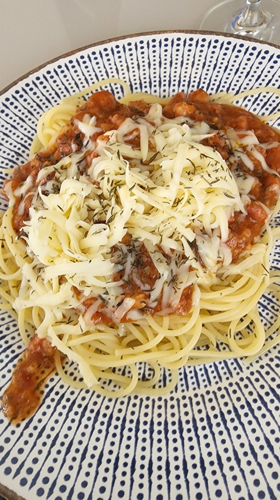 Spaghetti com Molho de Linguiça