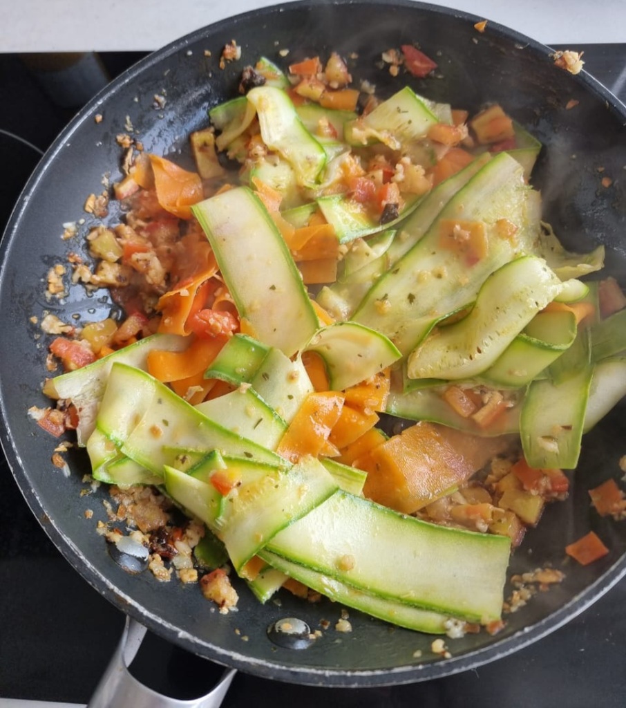 Pappardelle de Cenoura & Abobrinha
