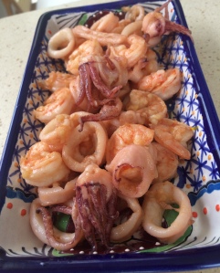 Lula e Camarão Aperitivo