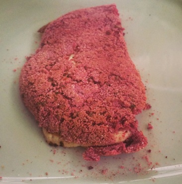 Tapioca de Beterraba com Queijo Branco