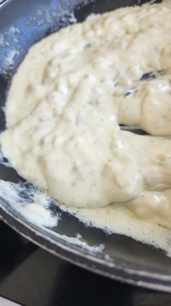 Fraldinha com Molho de Catupiry e Gorgonzola (Airfryer)