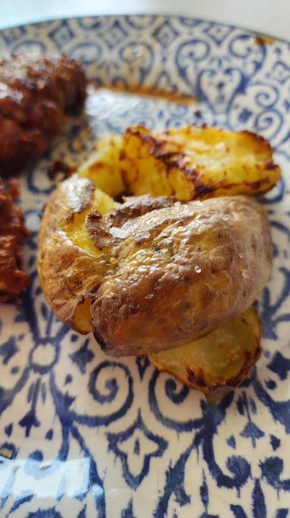 Batatas ao Murro na Airfryer