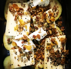 Berinjela com Queijo e Recheio de Miss Croc