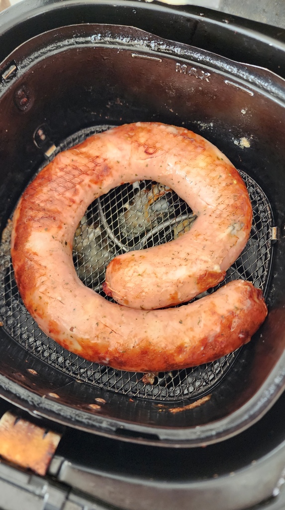 Linguiça com Batatas na Airfryer