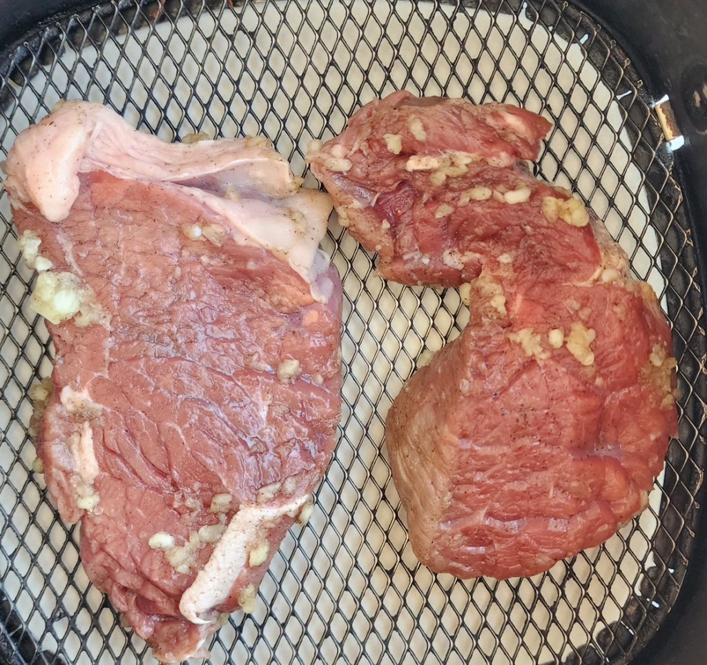 Bife Acebolado na Arifryer