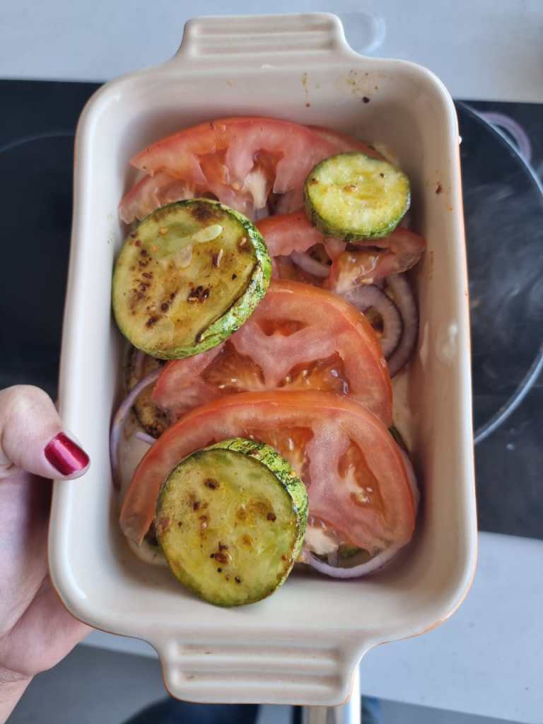 Abobrinha Gratinada na Airfryer