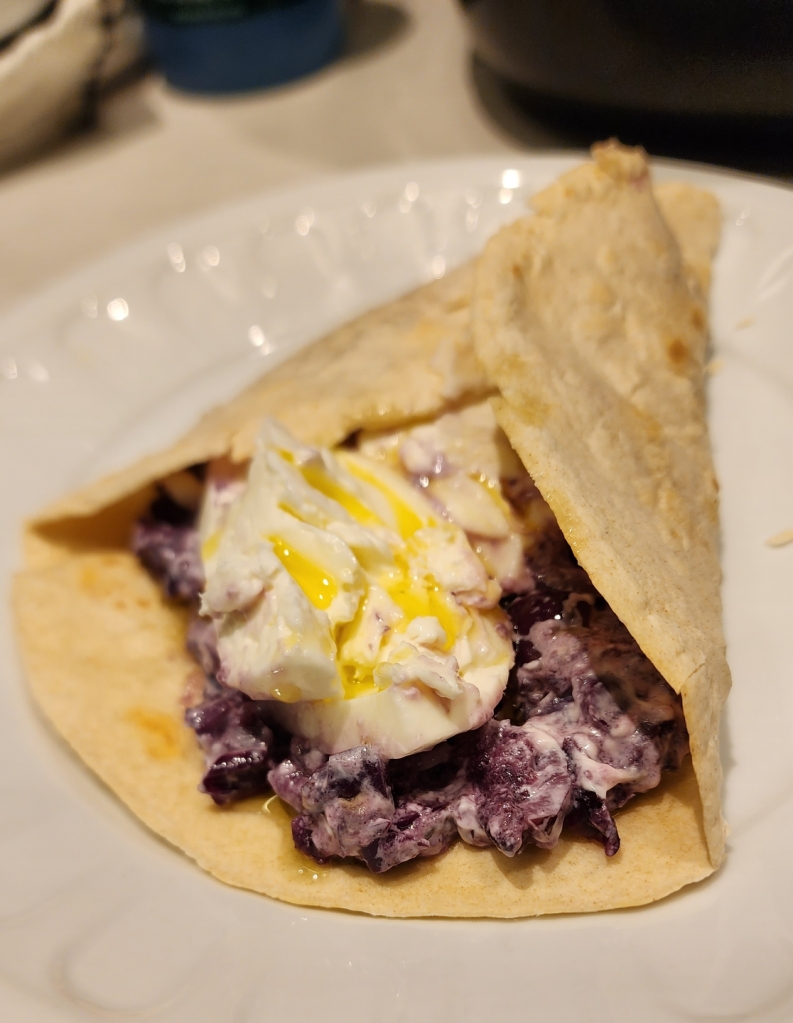 Wrap Com Creme de Azeitonas e Burrata