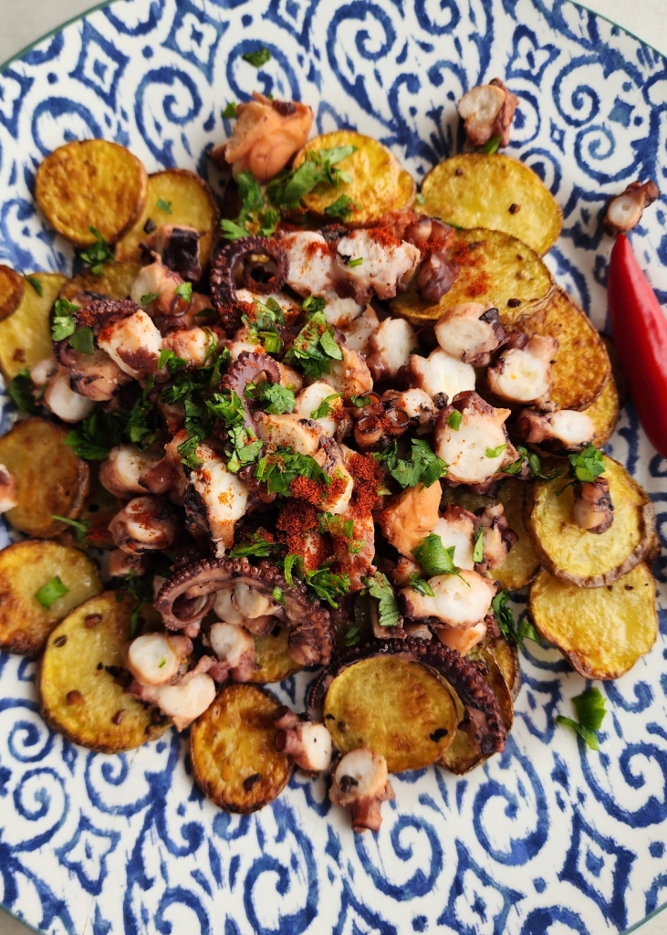 Pulpo a La Gallega (Polvo à Galega)