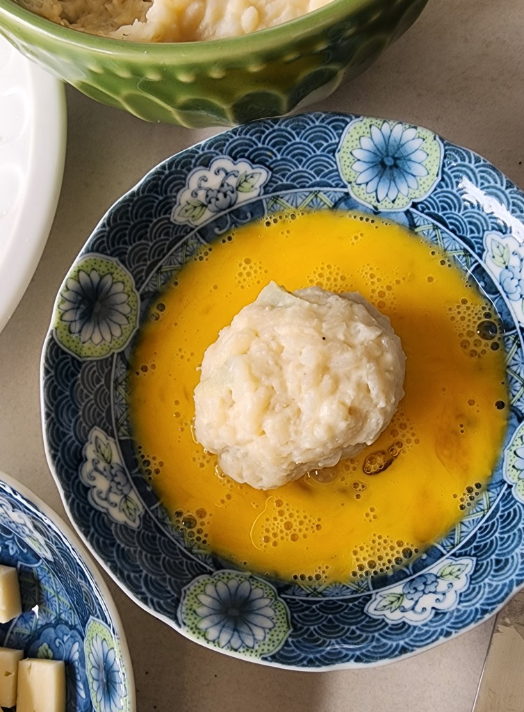 Arancini de Alcachofra na Airfryer