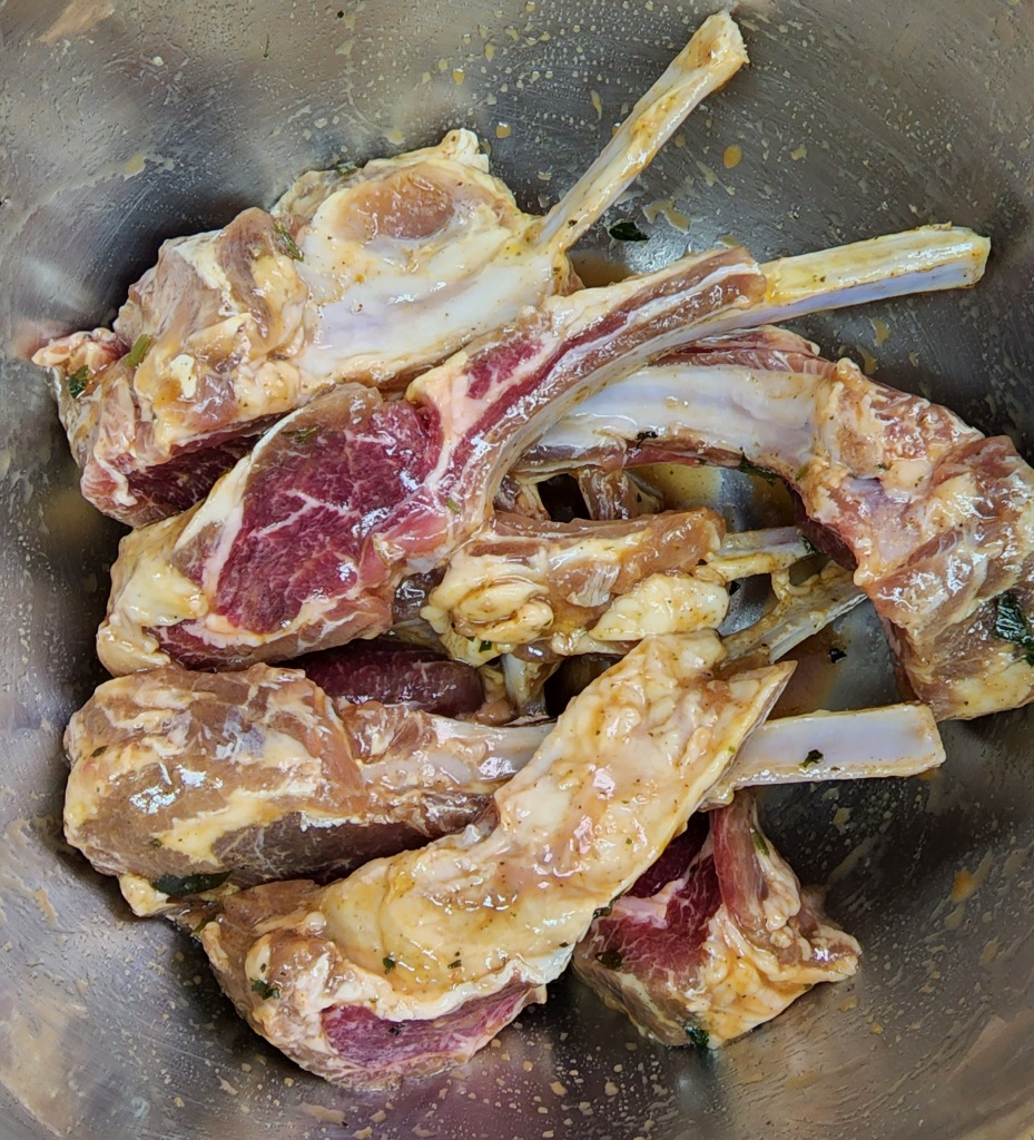 Carré de Cordeiro na Frigideira