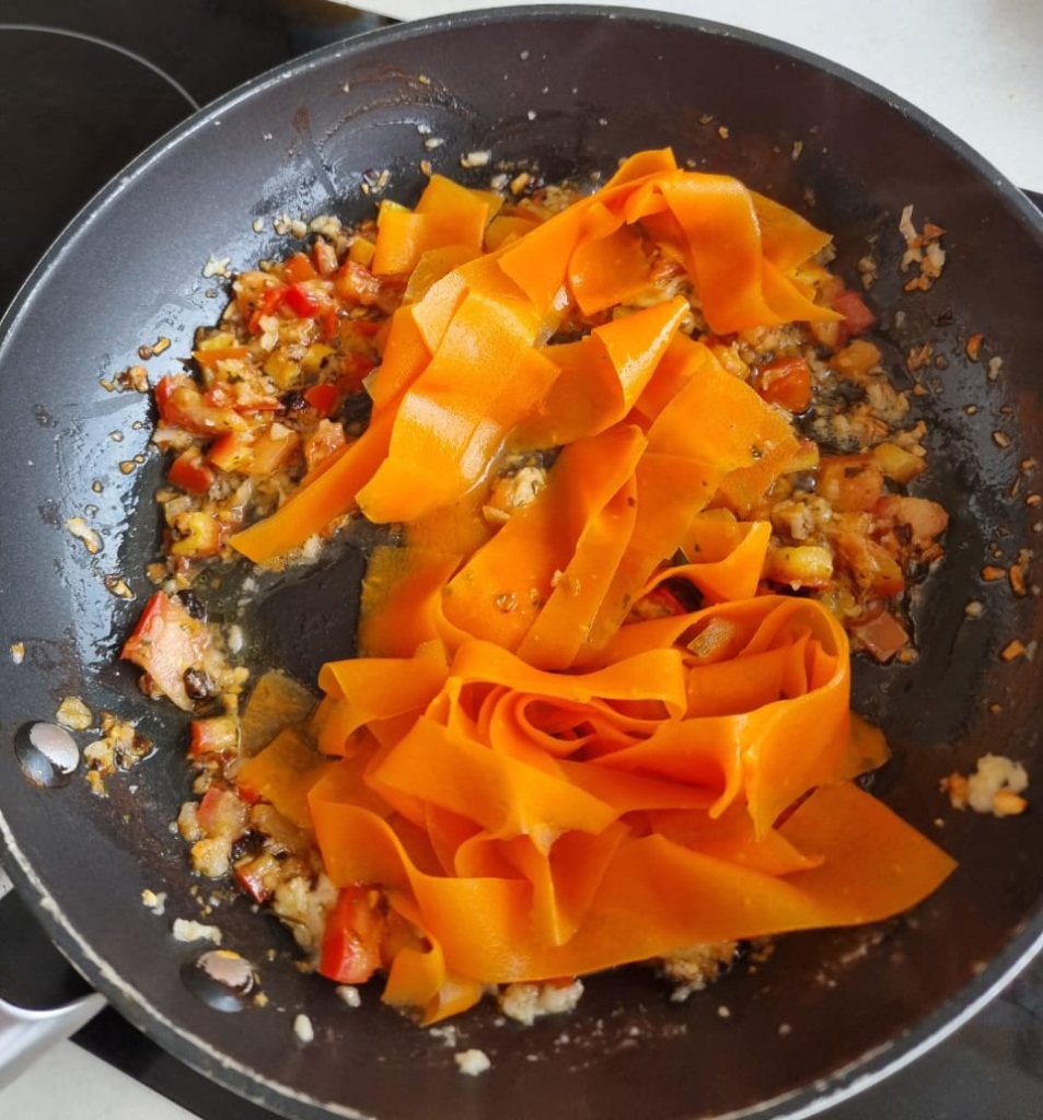 Pappardelle de Cenoura & Abobrinha