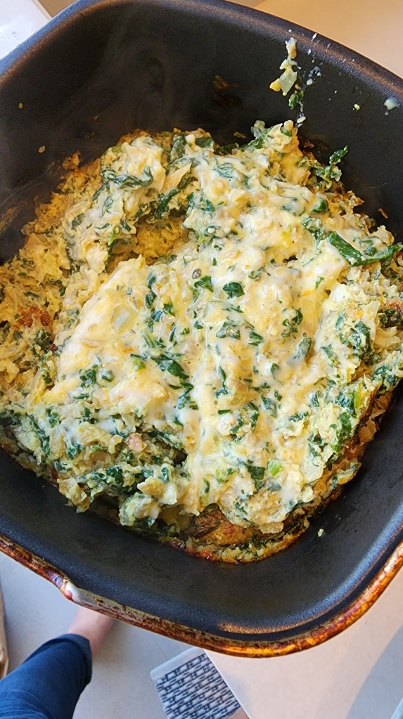 Suflê de Espinafre; Shimeji na Airfryer