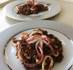 Risoto de Arroz Selvagem com Frutos do Mar