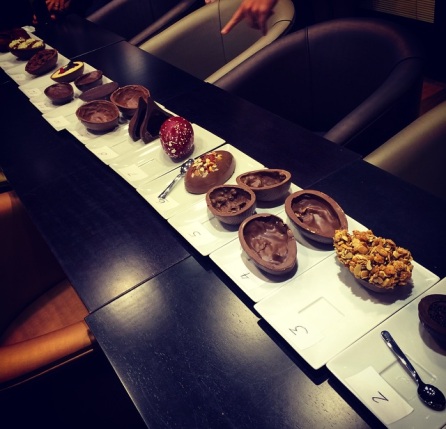 Degustação as Cegas; Ovos De Páscoa