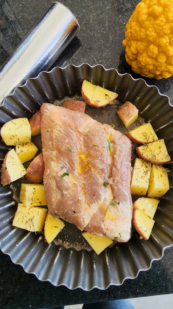 Costela Suína com Batata no Forno