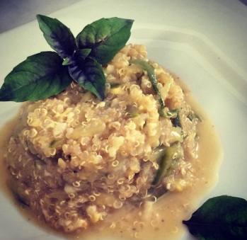 Risoto de Quinoa com Abobrinha