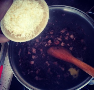 Risoto de Polvo com Polvo no Vinho
