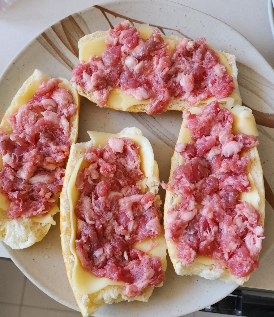 Pão com Linguiça na Airfryer