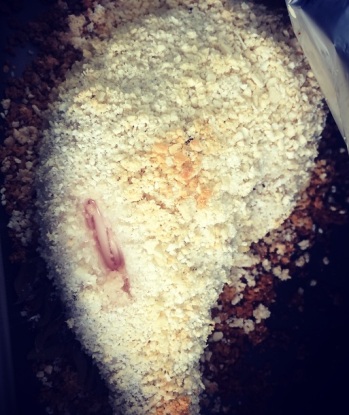 Coxa e Sobrecoxa com Crosta de Farinha de Coco