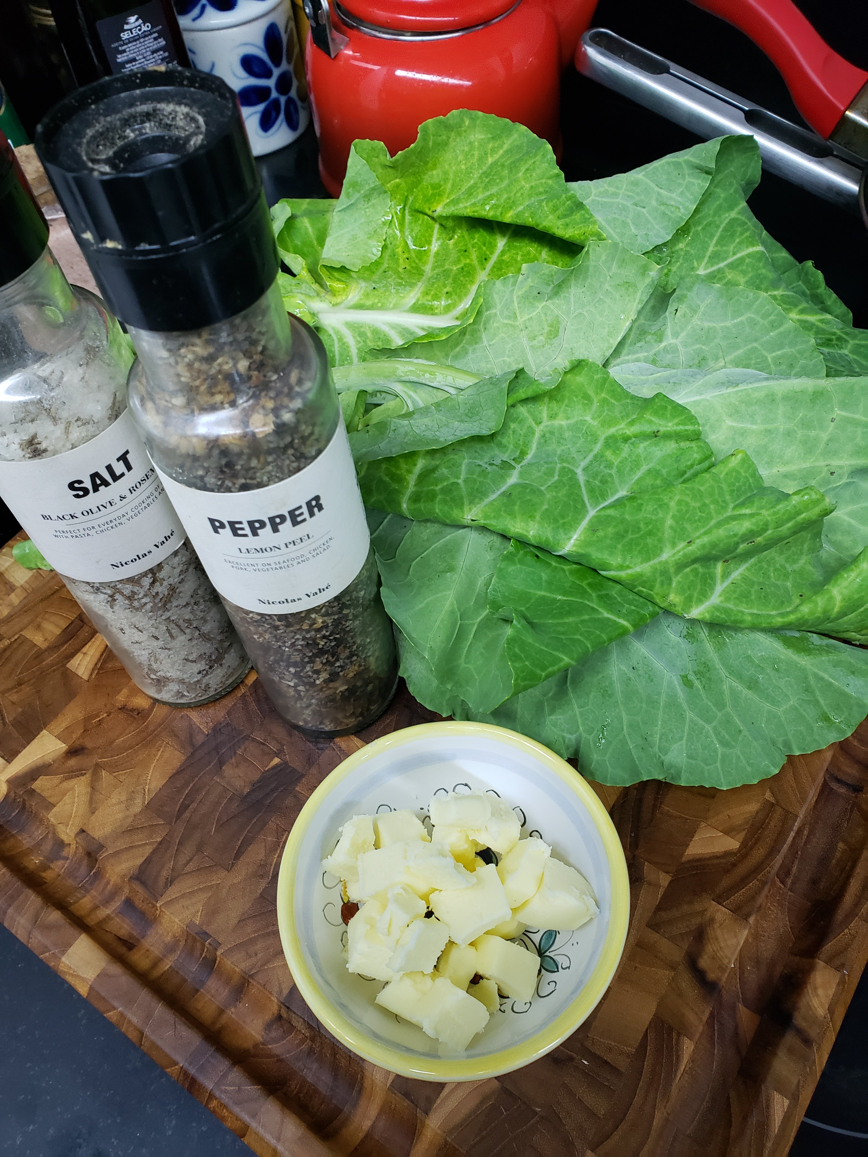 Couve Assada Crocante