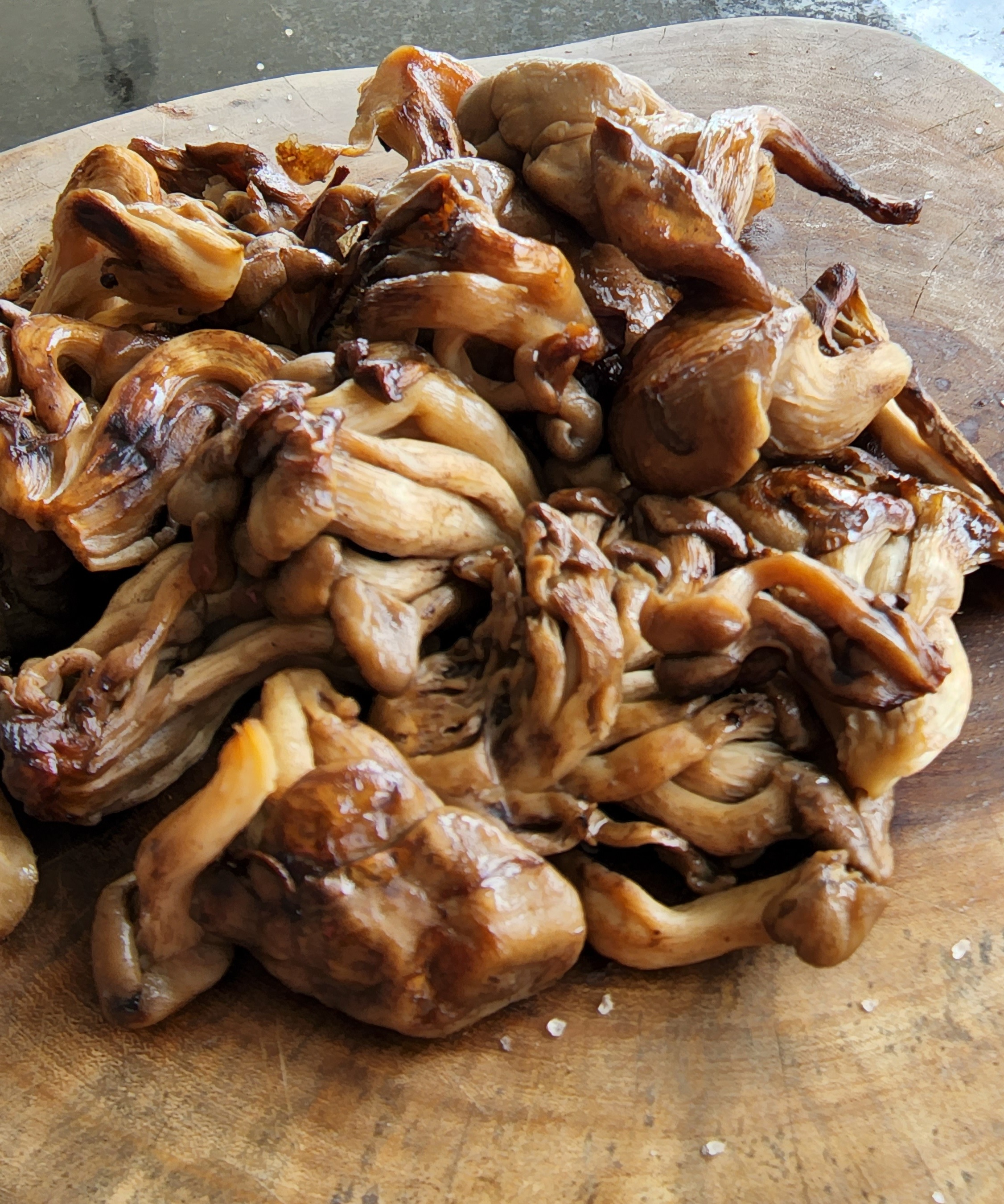 Shimeji na Churrasqueira