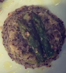 Risoto de Quinoa com Aspargos