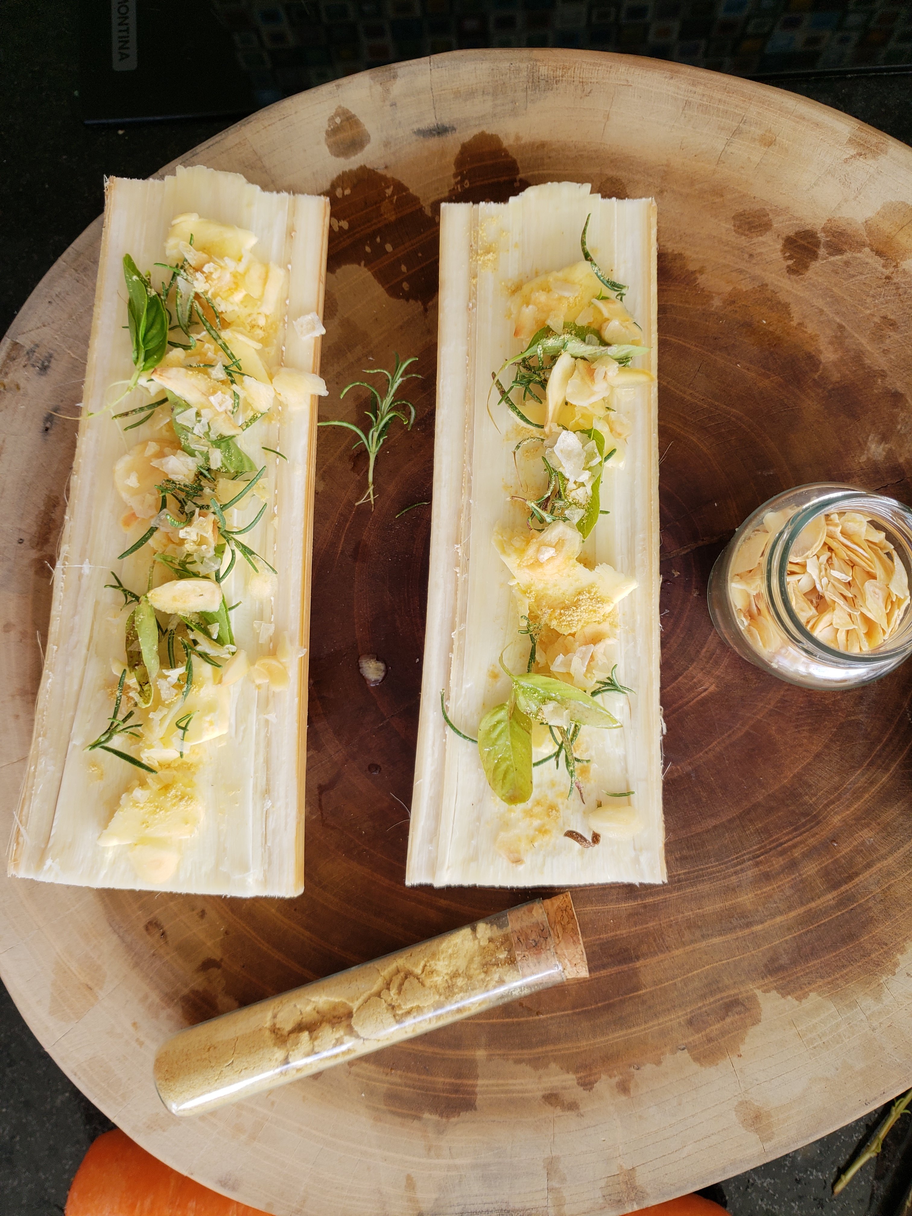 Palmito Pupunha No Forno com Especiarias