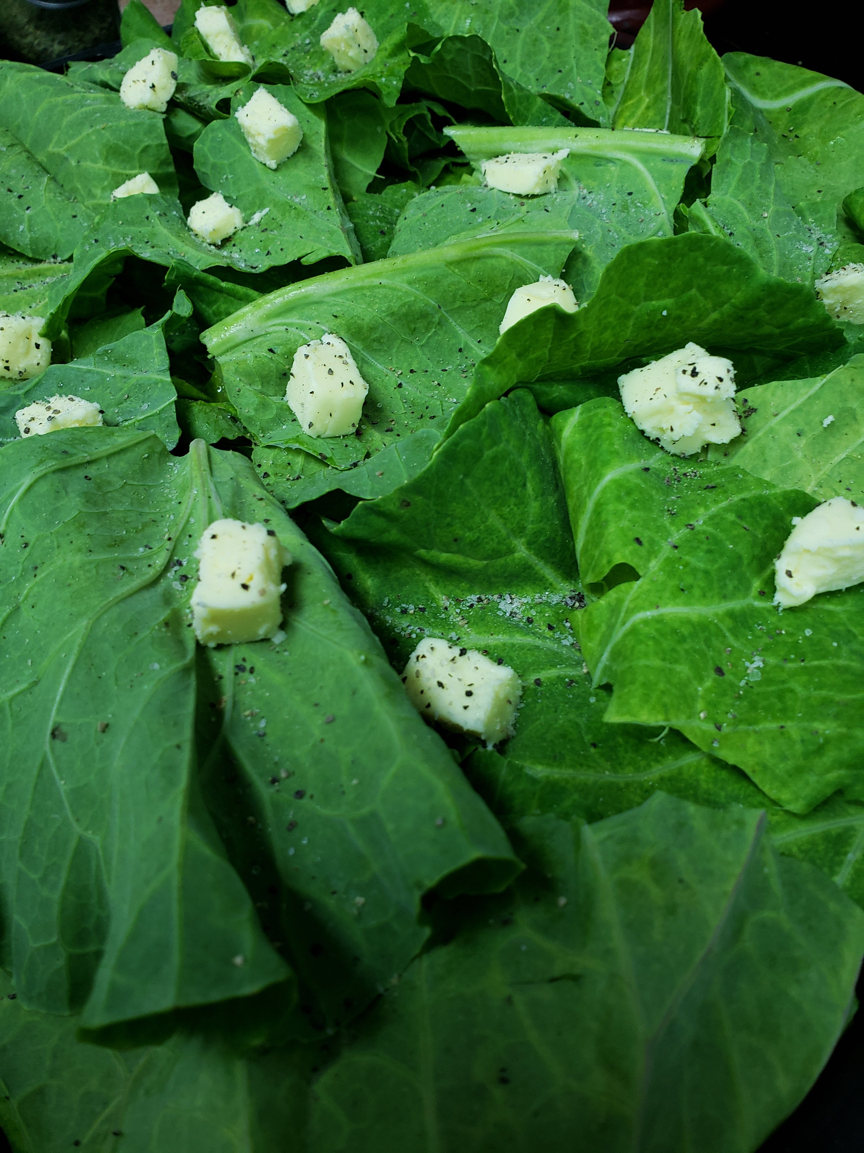 Couve Assada Crocante