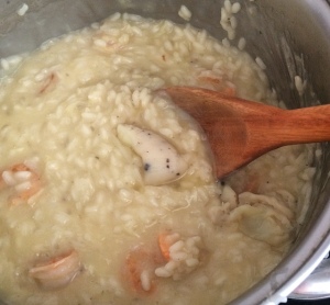 Risoto de Camarões