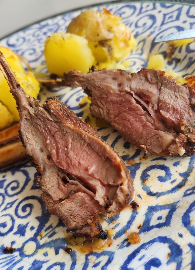 Carré de Cordeiro na airfryer