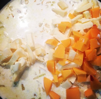 Pipe Rigate Barilla ao Molho de Queijos e Parma